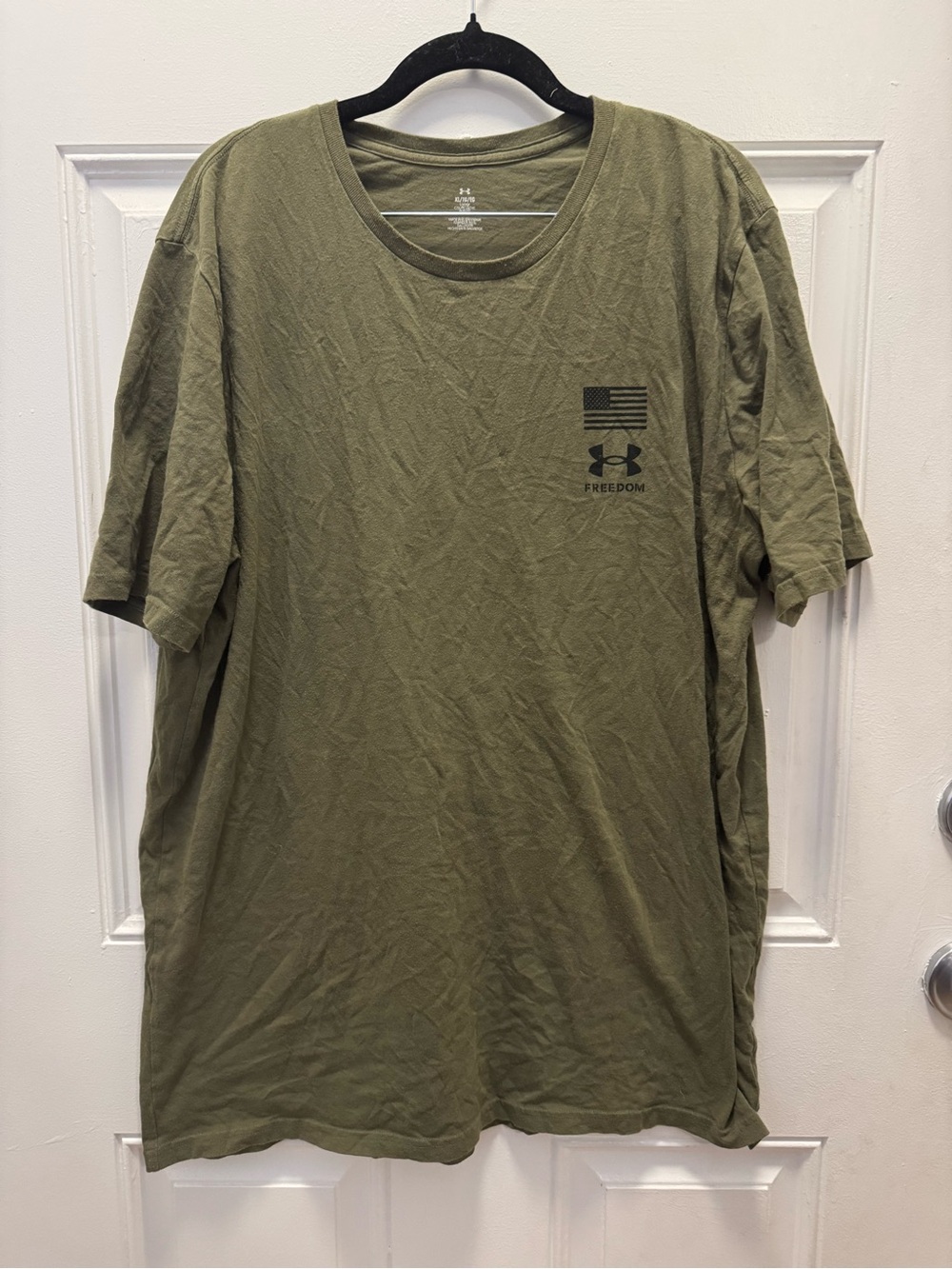 Under Armour Olive Green Short-Sleeve Freedom Tee